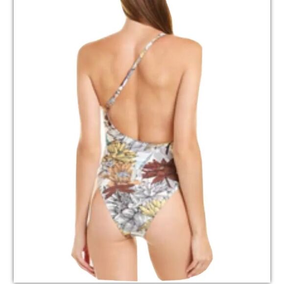 NWT Ris-K Sol One-Piece Bungalow Swimwear Color Lotus Size M Style #R1101 - Picture 2 of 10